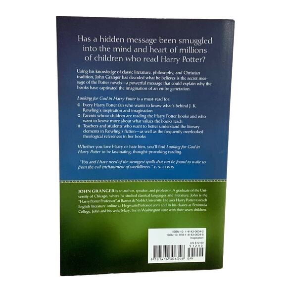 2006 Looking for God in Harry Potter by John Granger Paperback Book - Picture 2 of 2